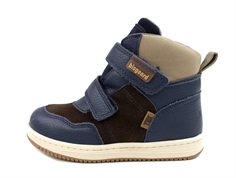 Bisgaard marine winter sneaker Matty with velcro and TEX